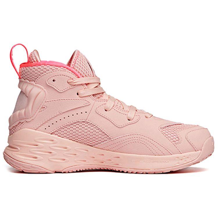 Anta Баскетбольные кроссовки KT Thompson Hello Kitty с высоким берцем, амортизирующие, нескользящие, прочные, женские, розовые A32011110-2