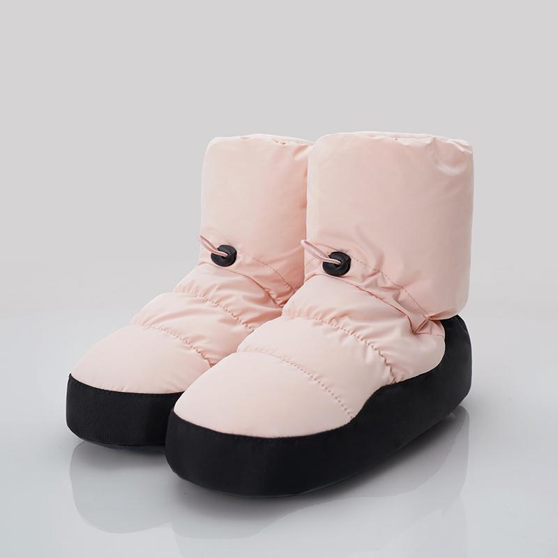 Зимние сапоги Балетные разогревочные пинетки для девочки На шнурке Обувь Женская Танцевальная Балетная Теплая