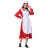 Новое Хэллоуин Рождество горничная красное платье поместье горничная ролевой костюм мода
