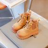 2024 Новинка Весна Осень Простые Боковые Молнии В Британском Стиле Модные Детские Ботинки Ботинки Для Девочек Нескользящие Плоские Ботинки Весна Новые Ботильоны Для Мальчиков