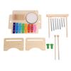 Kids Drum Chime Xylophone Set Multi Functional Percussion Instruments Toddler Early Educational Toy