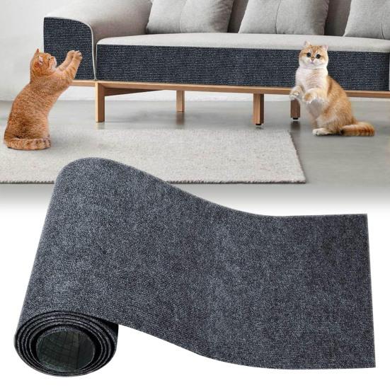 39,4"x15,8" самоклеящийся коврик для кошек, обрезаемый, самодельный коврик для кошек, коврик для дивана, стены, двери, кошачьих деревьев, защита от царапин на мебели