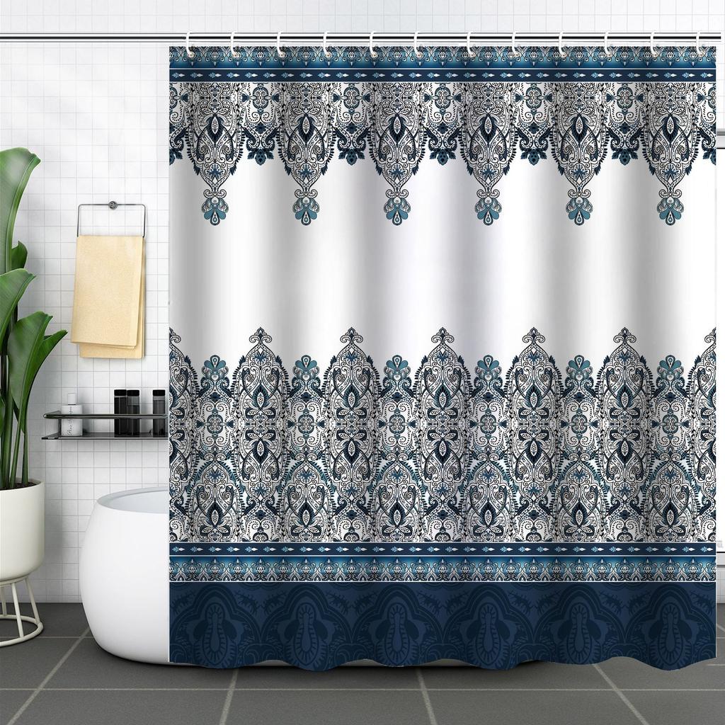 JINRUN утолщенная водонепроницаемая занавеска для ванной комнаты, устойчивая к плесени, занавеска для душа, занавеска для душевой перегородки, занавеска для душа, занавеска для ванной комнаты, бесплатная перфорация