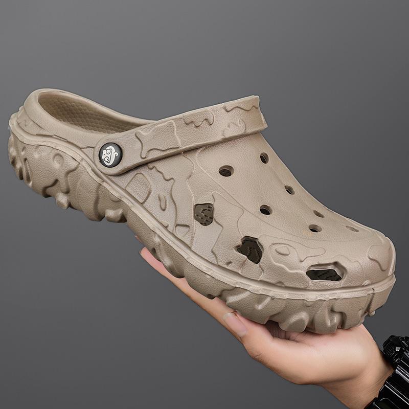 Модные высококачественные мужские водонепроницаемые туфли из ЭВА, классические женские сандалии, мужские пляжные шлепанцы для отдыха на природе, нескользящие повседневные тапочки для пар