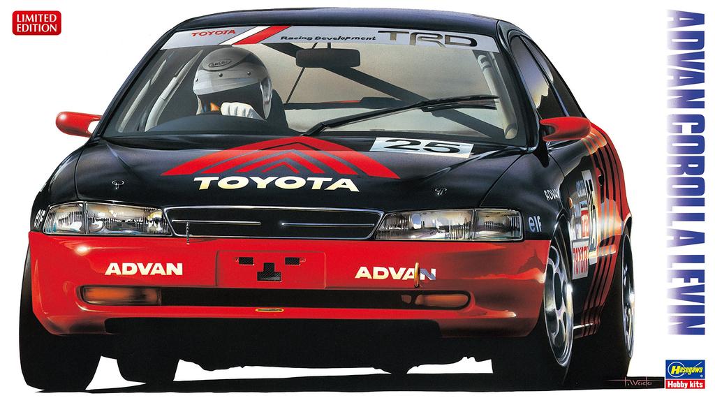 Hasegawa Advan Corolla Levin пластиковая модель 20314 1/24