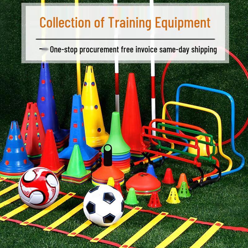 Jundingying 45cm Mixed Color Training Cones (10-Pack)