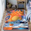 1 шт. Ковер с принтом Charizard из карт Pokémon для дома, гостиной, спальни, детской комнаты, нескользящий коврик для пола, ковер для игровой зоны, подарки