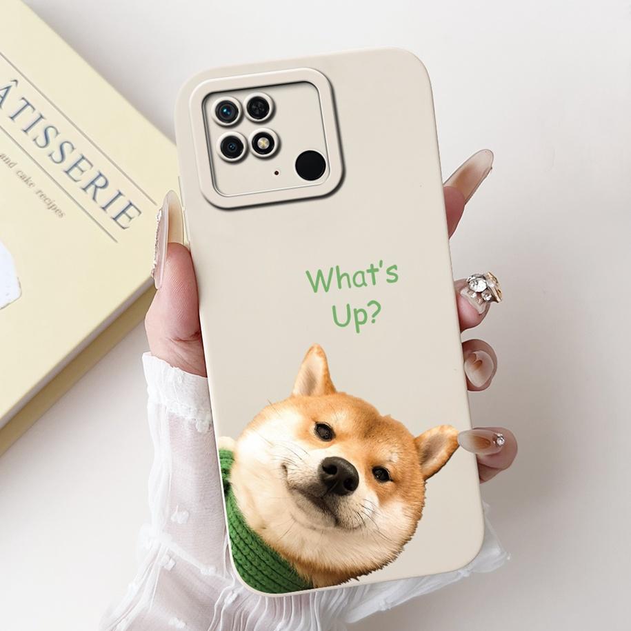 For Xiaomi Redmi 10C Case Popular Flower Camera Protection Funda Soft Silicone Phone Case For Redmi 10 Power Cover Redmi10C Capa