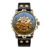 Новые Мужские Автоматические Механические Часы в Ретро Стиле Скелетон Стимпанк Ремешок из Натуральной Кожи Мужские Часы с Автоподзаводом Мужские Reloj