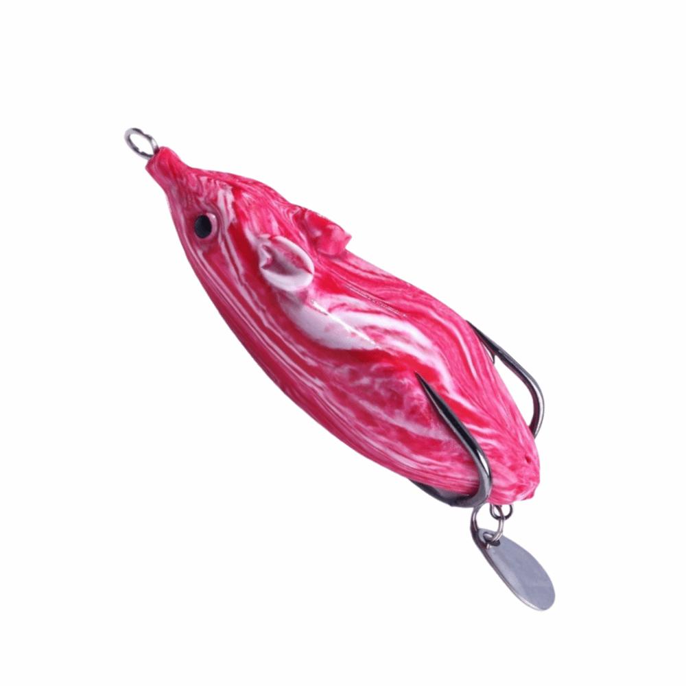 3PCS 7cm Snakehead Lure Bait PVC Simulation Lure Bait Artificial Lure Bait Saltwater Fishing