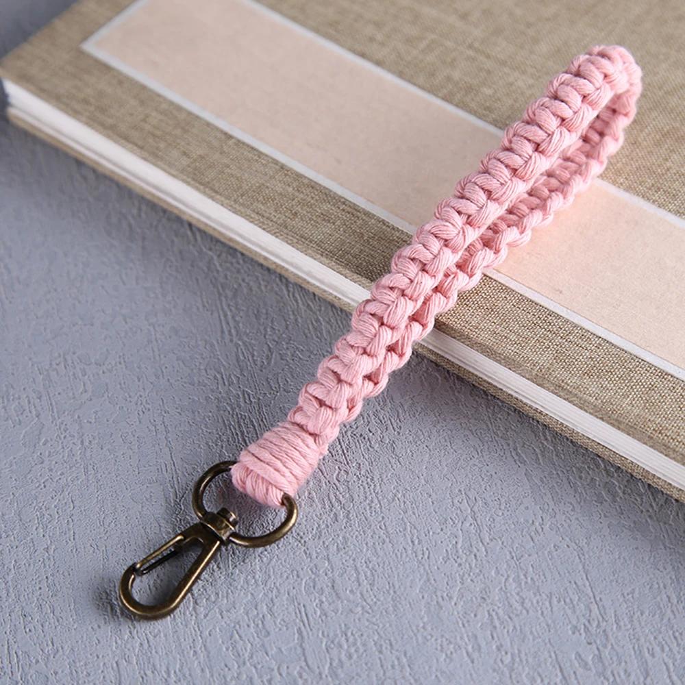 Новый Винтажный Плетеный Хлопковый Шнур Брелок Женский Характер Автомобиль Сумка Брелок Плетеный Брелок Для Женщин Ювелирный Подарок 2022