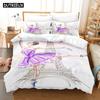 3D-печатный комплект постельного белья с изображением балерины, пододеяльник с наволочкой, двуспальная односпальная кровать, 3D-печатный аниме-комплект My Dress-U