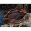 Brown Leather Duffel Bag Weekender Travel Bag Handmade Leather Duffel Luggage Bag with Shoe Compartment Carry On Overnight Bag