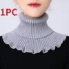 Unisex Fake Turtleneck Collar Warm Autumn Winter Neck Scarf Soft Fake Collar Fashion Knitted Scarves