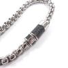 Excellent LOUIS VUITTON bracelet Bracelet Chain Monogram Eclipse Silver Used
