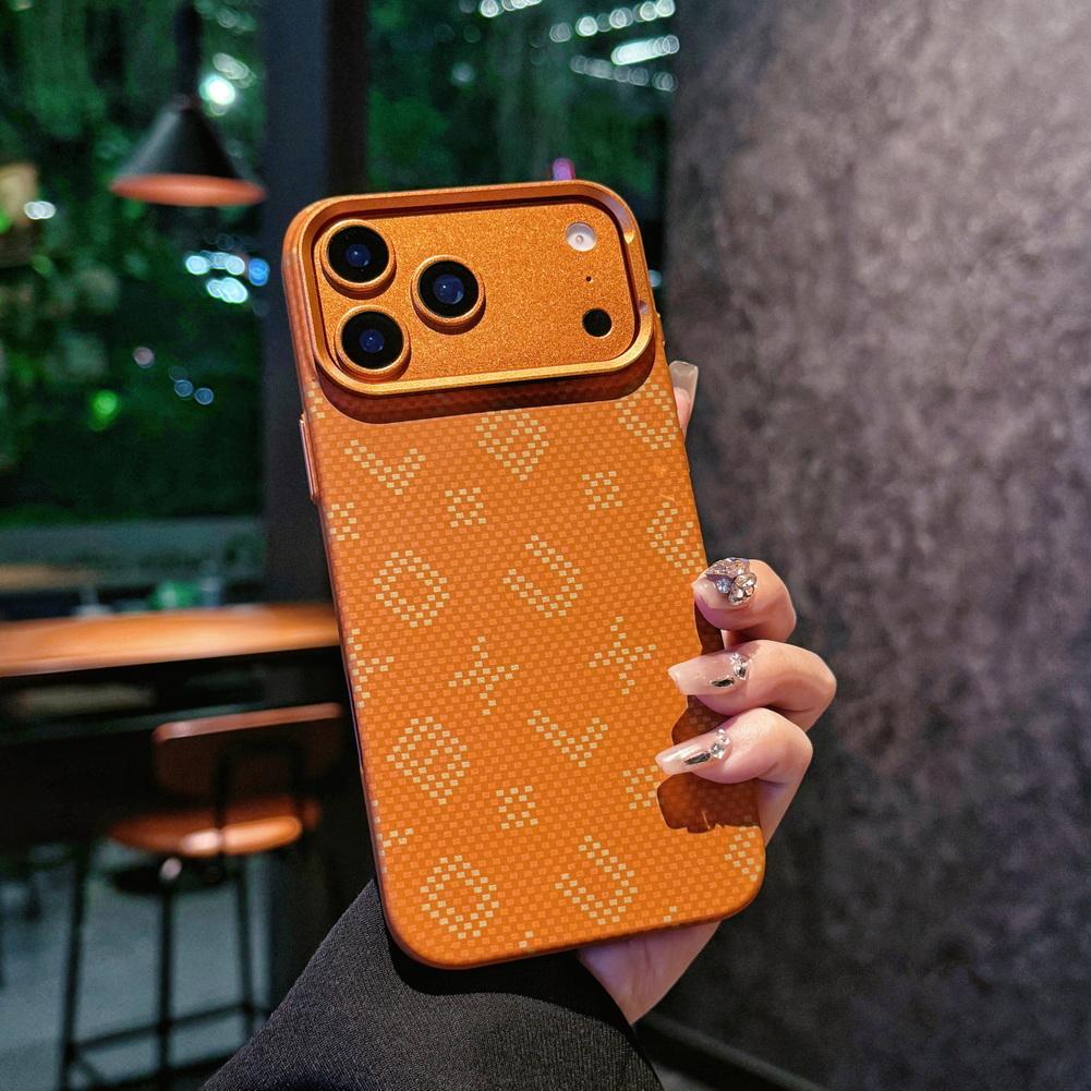 Luminous Gold Letter Metal Lens Protective Case For iPhone 17 Pro Max 17 Pro Air 16 + 15 14 pro max with Magsafe Ring Cover