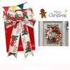 Christmas Hanging Decoration Bow Christmas Tree DIY Ornaments Home Garden Bows Gift Christmas Wedding Party Decoration Supplies