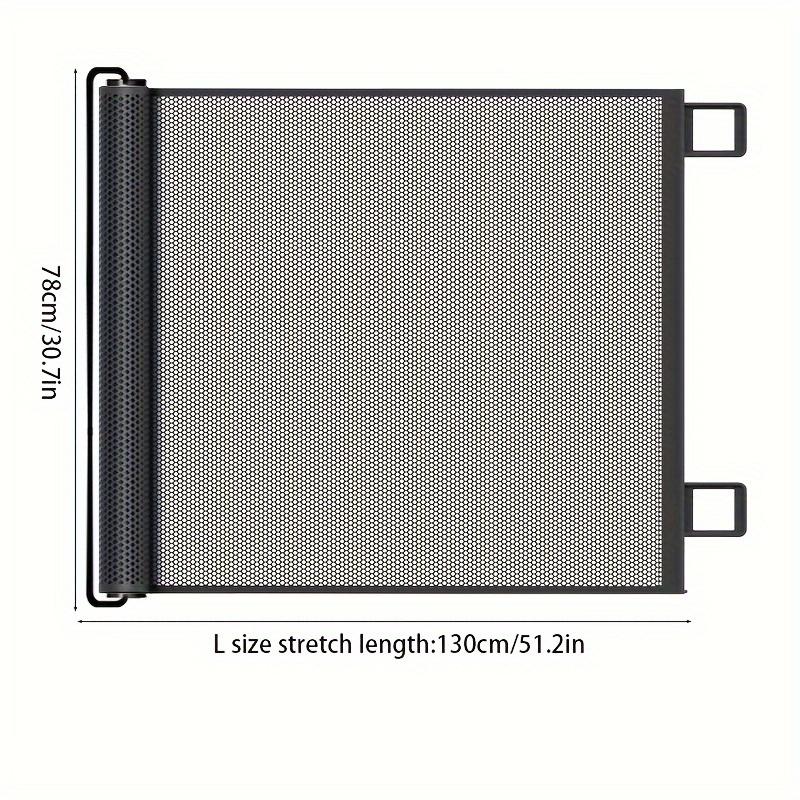 Черные выдвижные ворота для домашних животных, не требующие сверления, легко устанавливаемые - защитное ограждение для лестниц в помещении, барьер для собак и вольер для домашних животных