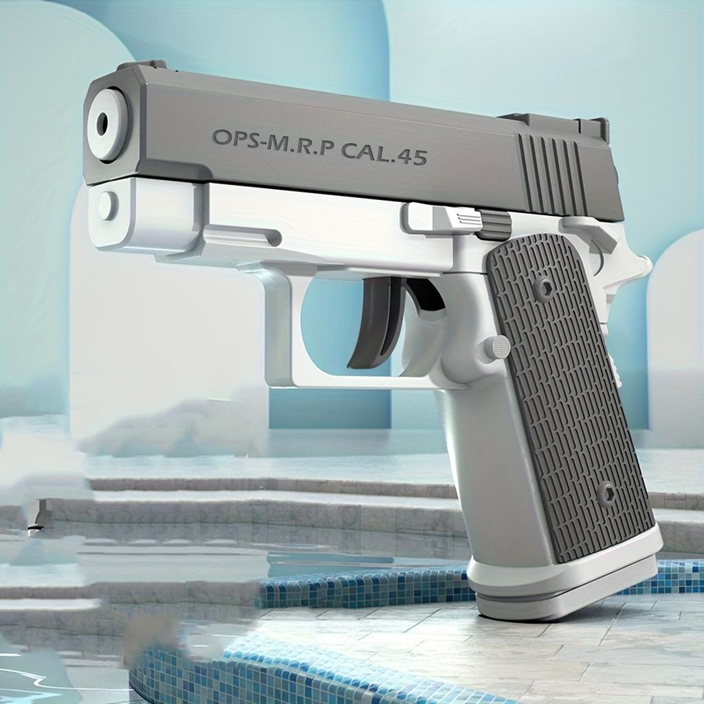 1 Pack Water Guns Squirt Guns Water Soaker Gun Water Blaster for Summer Long Range Shooting Games Outdoor Toys Water Blaster Pistol for Kids Adults