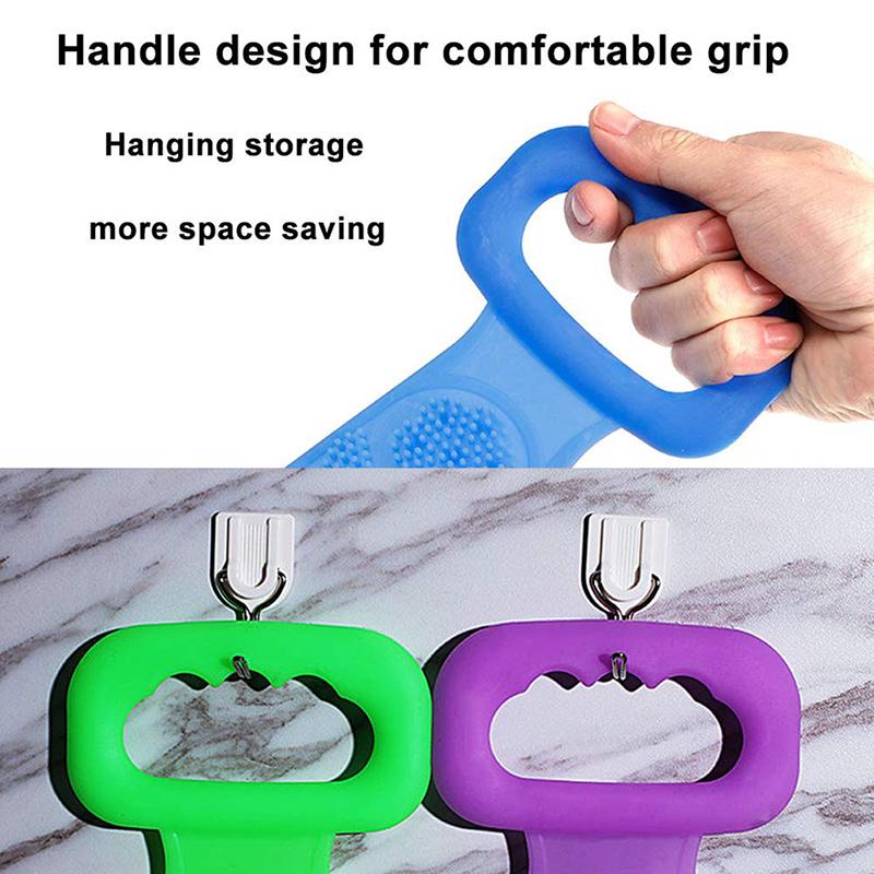 Magic Silicone Brushes Bath Towels Rubbing Back Mud Peeling Body Massage Shower