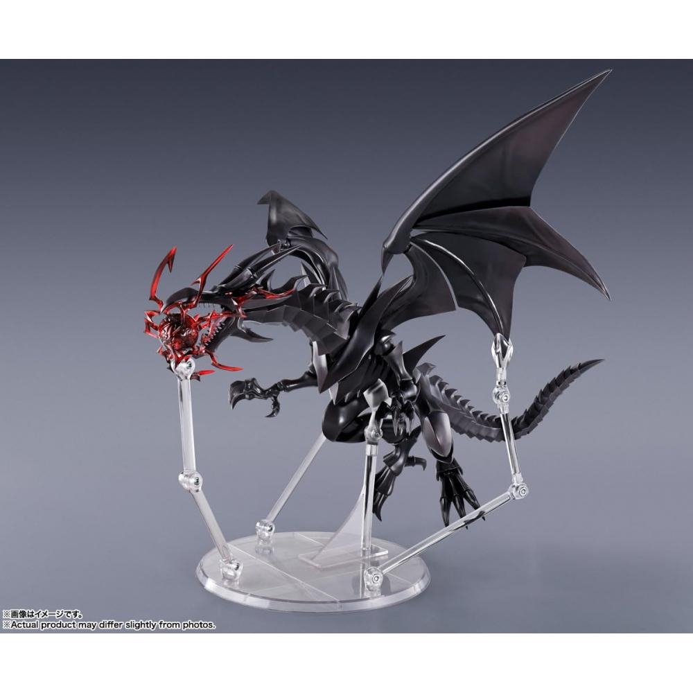 С.Х.. Monster Arts Yu-Gi-Oh Duel Monsters Red-Eyes Black Dragon приблизительно. Подвижная фигурка из окрашенного ПВХ и АБС пластика высотой 220 мм