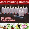 50ML Cake Baking Salad Jam Pot Nozzles Drinkware Squeeze Bottles Kitchen  tools Drawing Tools