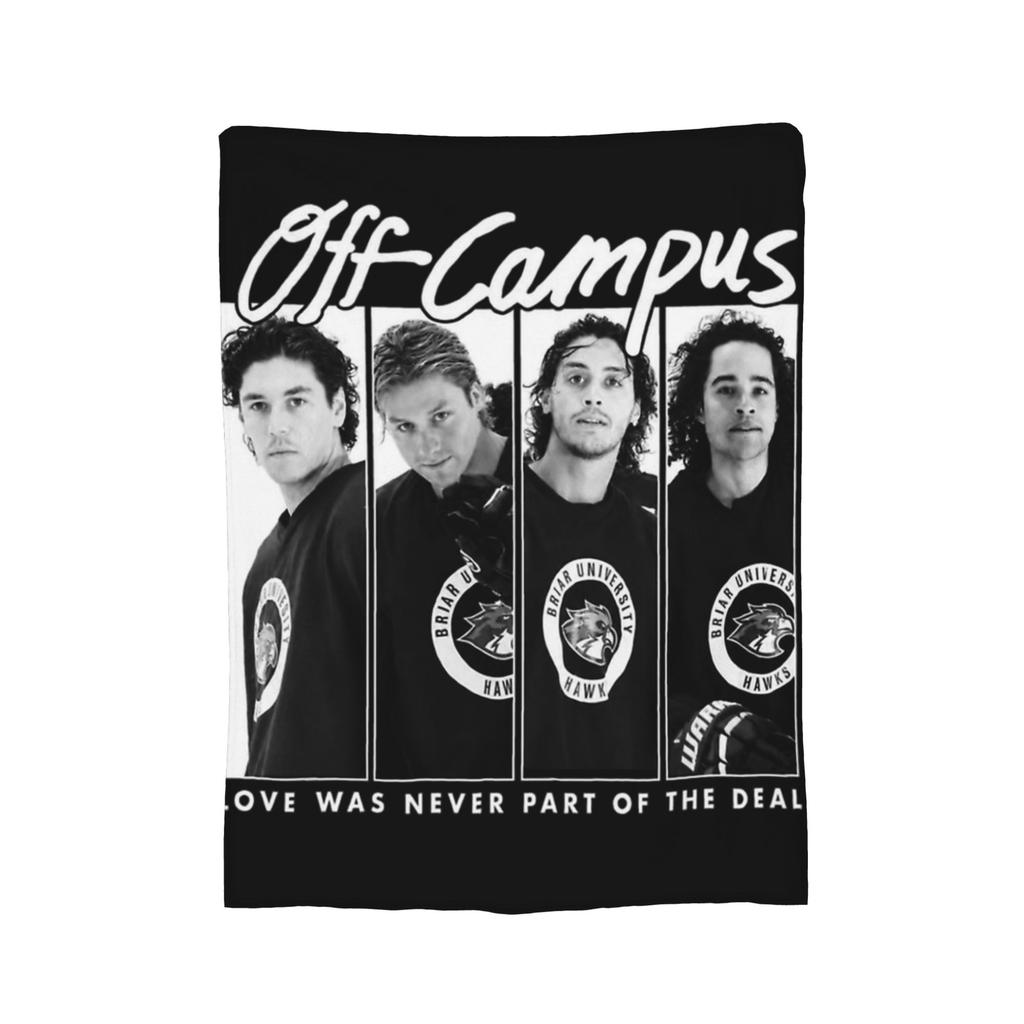 Dean Di Laurentis Off Campus Blanket Fleece Ultra-Soft Throw Blankets for Airplane Travel Bedroom Quilt