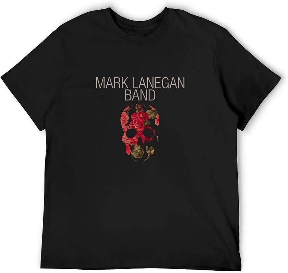 SALE Vtg Mark Lanegan Band Skull Heavy Cotton Black Full Size Unisex Shirt Unisex T-Shirt