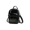 PUMA Shiny Patent Leather Backpack Regular Womens Black 077922-01