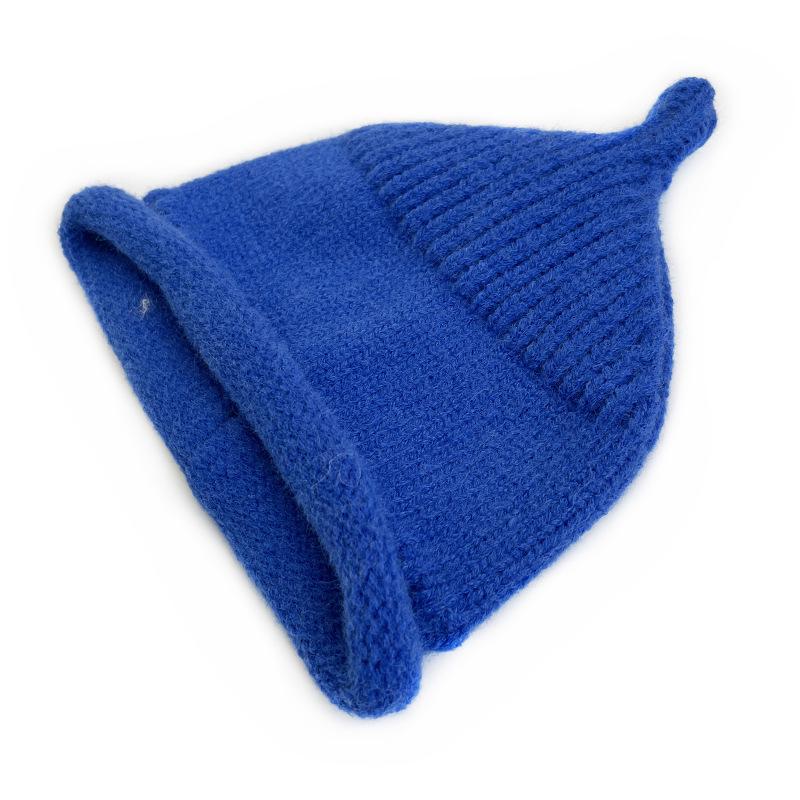 Унисекс шерстяная детская шапка "Кот Брат": Новое поступление Осень/Зима, Однотонный, Теплый трикотаж, Классический дизайн.