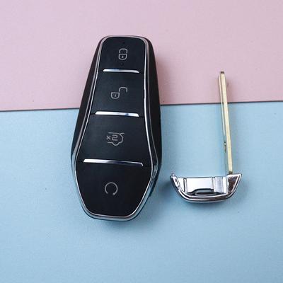 Корпус ключа автомобиля с 4 кнопками, оболочка ключа для BYD ATTO 3 2022 2023 2024 Qin PLUS DM-i Qin PLUS EV Yuan PLUS SON ATTO3
