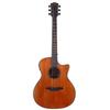 Bromo BAT2MCE Bromo Solid Mahogany Top Electric Acoustic Guitar Auditorium Folk Size Electric Acoustic Guitar Beginner