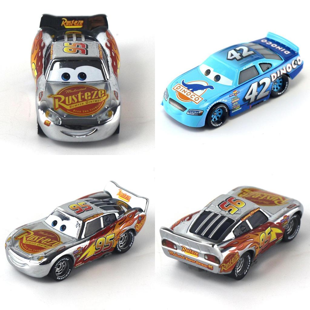 Pixar Cars 95 Dinosaur Grey Mcqueen Alloy Child's Racing Car Model