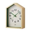BRUNO Wall Clock/place Clock Wood House Clock White BCW042-WH 1 Piece