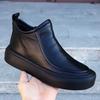 Мужская обувь осень-зима 2024 новые ботинки Martin высокие британские ботинки Chelsea короткие модные универсальные кожаные туфли