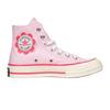 Converse CHUCK TAYLOR 70S Удобные Универсальные Высокие Кеды из Канваса для Женщин Розовые