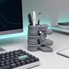3D-печатный держатель для ручек в виде позвоночника, Органайзер для рабочего стола в темном стиле, Стойка для хранения ручек с анатомическим дизайном позвонков для готических настольных аксессуаров
