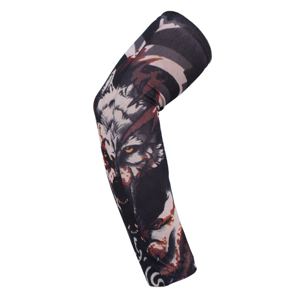 Outdoor Sport Summer Cooling Arm Cover Flower Arm Sleeves Tattoo Arm Sleeves Sun Protection