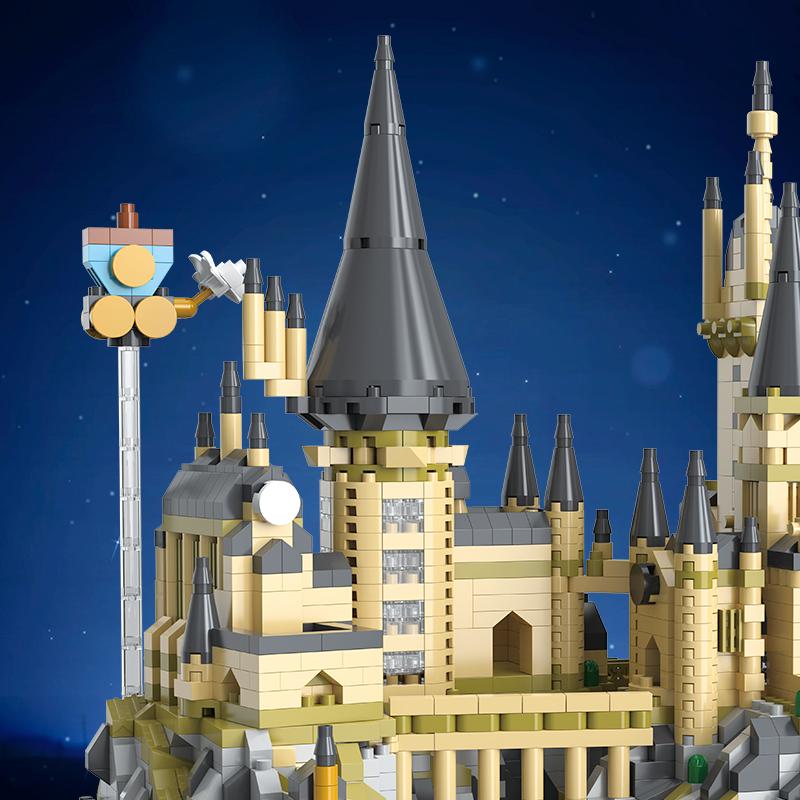 Large Size 5400Pcs Magical Castle Building Block Difficult Product Education Toys For Kids Birthday Gift