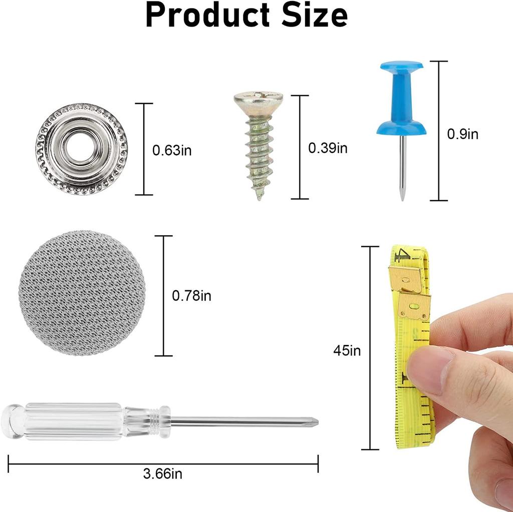 20-120 шт. Набор винтов для крепления обивки потолка автомобиля, фиксаторы, заклепки для ткани, крепежные аксессуары