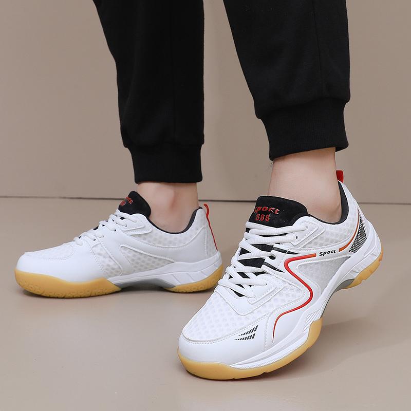 Модные мужские и женские кроссовки для бадминтона, кроссовки для тенниса, волейбола, настольного тенниса, повседневные, легкие, удобные, спортивная обувь 46