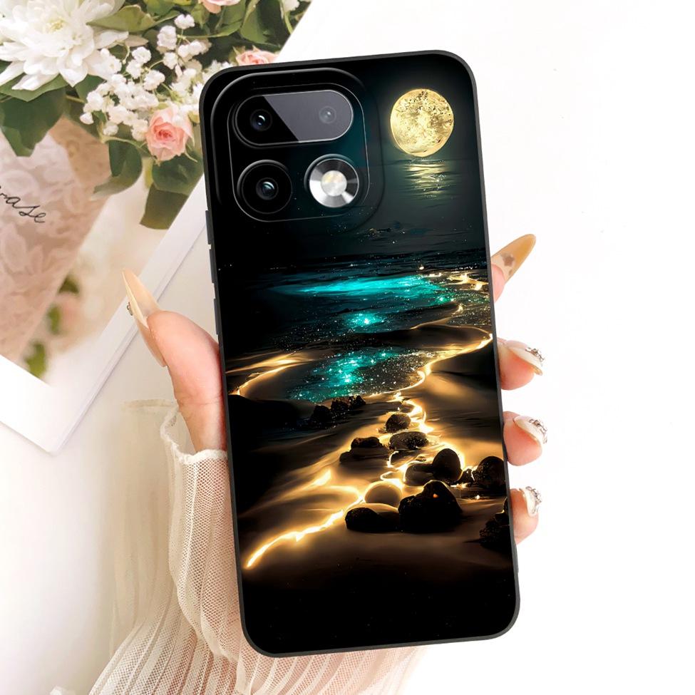 For Realme RMX5121 RMX5120 Case For Realme 16 Pro Cover Cute Kawaii Luxury Fashion Painted Silicone Casing For Real me 16 Pro