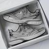 Men's Silver Mesh Casual Sneakers: Breathable, Height-Boosting, Chunky Sole Running Shoes for Autumn