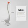 Swan Design Vertical Toilet Brush Set with Base - Practical Plastic Bathroom Accessory