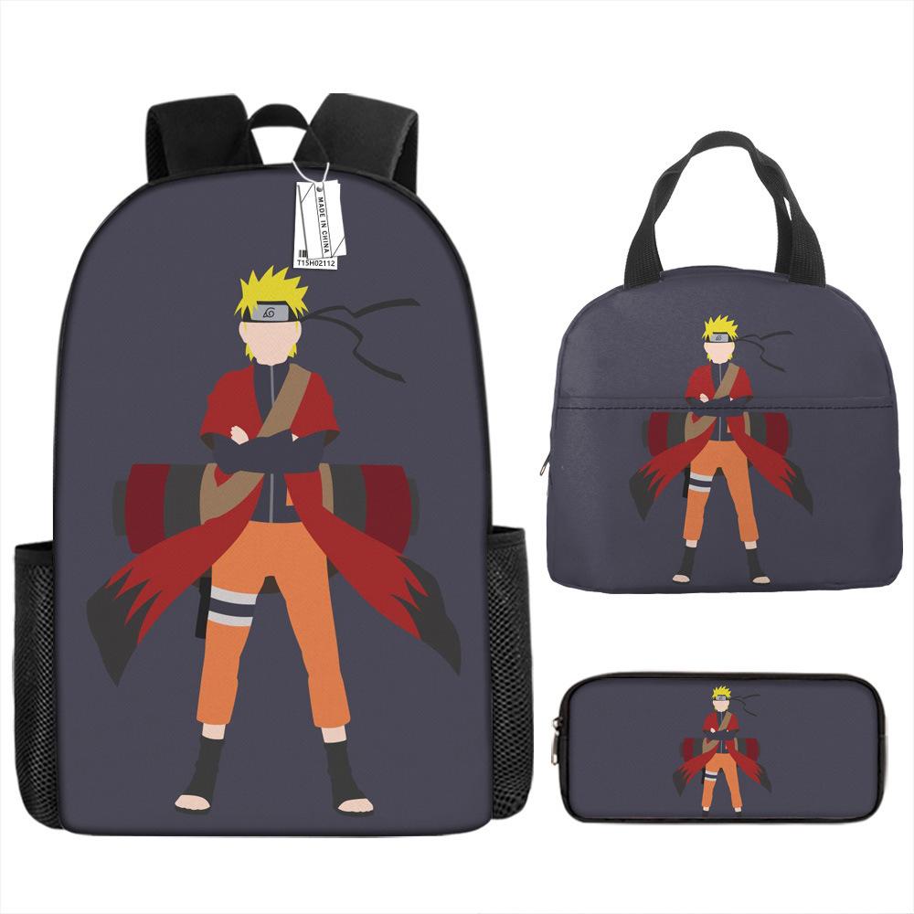 Рюкзак Наруто для учеников начальной школы 3-й 5-й 6-й класс детский рюкзак большой вместимости водоотталкивающий