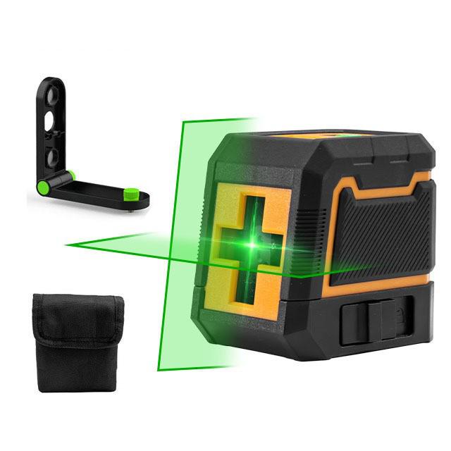 Лазерный уровень Cross Mini 5-линейный, 2-линейный, высокоточный, инфракрасный, с ярким лучом и пузырьковым уровнем