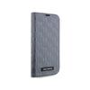 Karl Lagerfeld Booktype Saffiano Monogram - Etui Iphone 14 Pro (Srebrny)