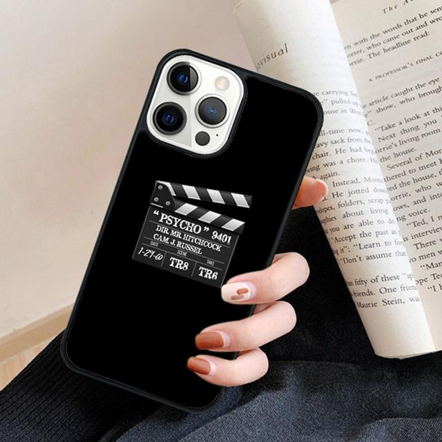 Чехол для телефона с изображением кинохлопушки для iPhone 17 Air 16 15 14 13 11 12 Pro Max Plus.