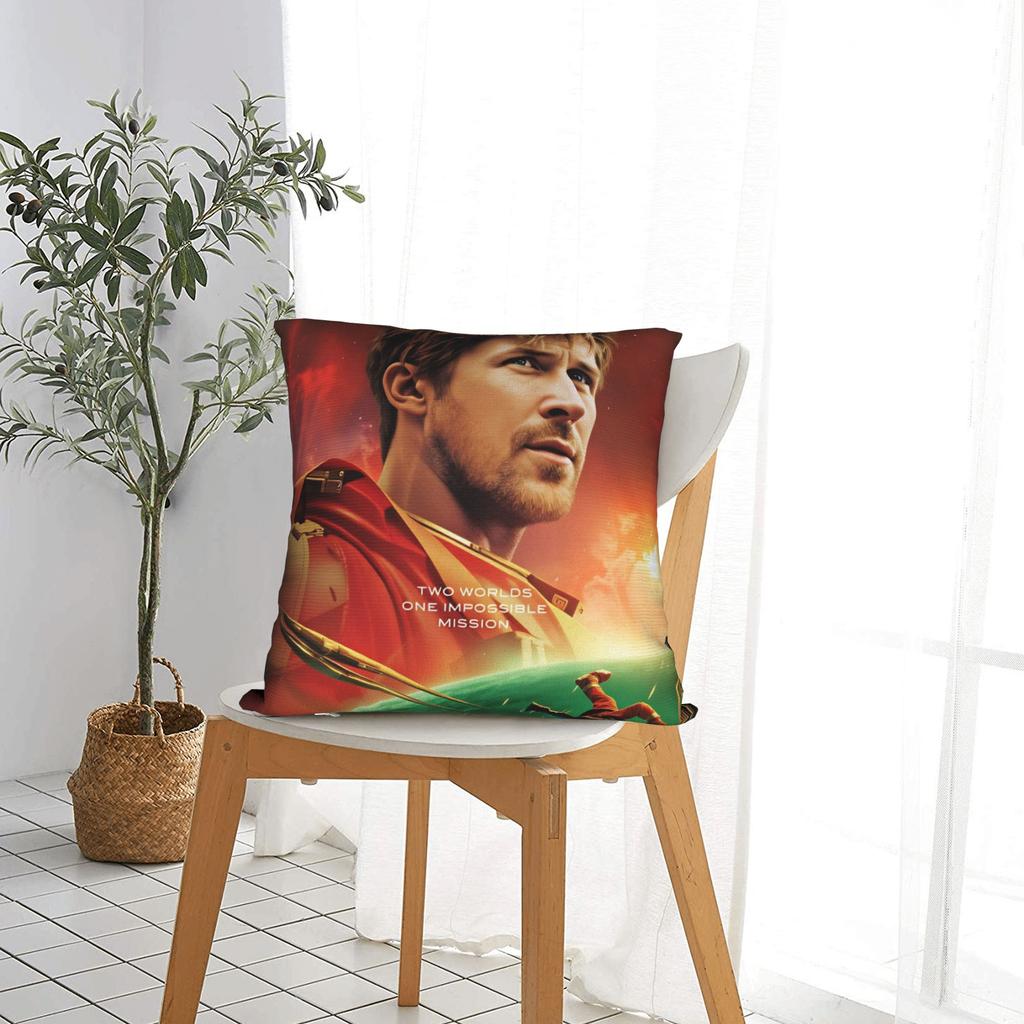 Project Hail Mary Poster Pillow Case Comfy Pillow Cover Retro Trendy Cushion Cover For Living Room Sofa