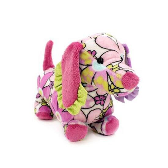 Douglas Purple Daisy Dachshund Fuzzle Series Plush Dog